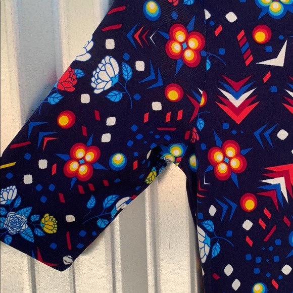 NWT Lularoe Julia Print Dress XXS - Picture 6 of 7